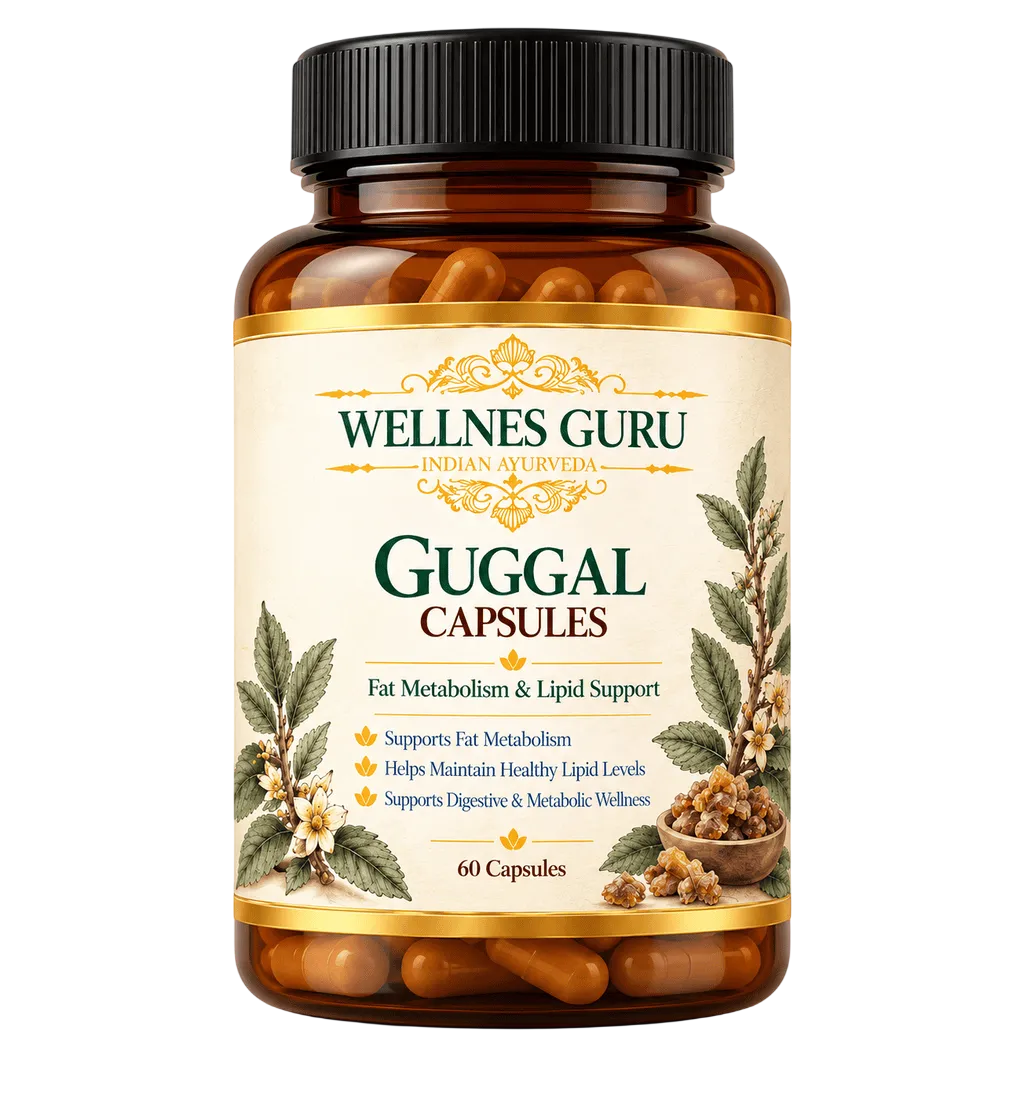 Guggal Ayurvedic Capsules Bottle